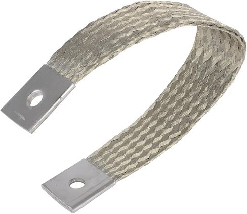 JEGS Grounding Strap Kit | Made In USA | Includes (1) Ground Strap 1/0 Gauge x 14" Long, (3) Ground Straps 10 Gauge x 11" Long, (6) Self Tapping Screws, & (6) Serrated Washers in Kuwait