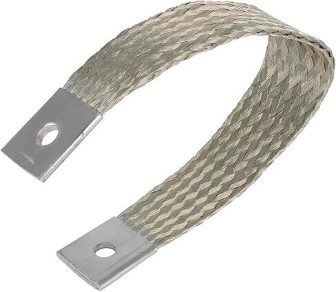 JEGS Grounding Strap Kit | Made In USA | Includes (1) Ground Strap 1/0 Gauge x 14" Long, (3) Ground Straps 10 Gauge x 11" Long, (6) Self Tapping Screws, & (6) Serrated Washers in Kuwait