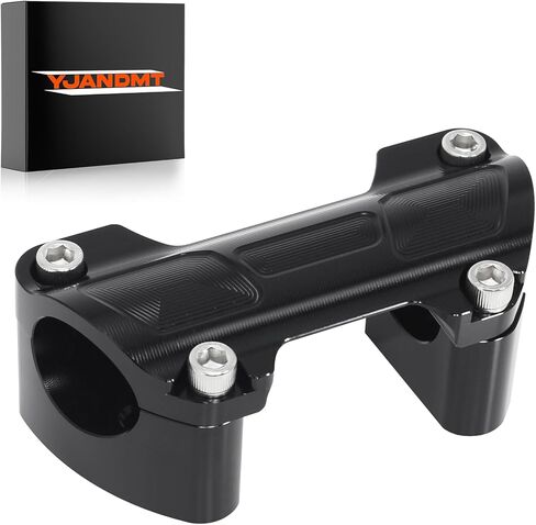 1.25" Handlebar Riser Top Clamp Kit 1.5'' Tall for Harley Touring Street Glide/Electra Glide, Softail Street Bob/Fat Boy/Low Rider, Dyna, Sportster (Height: 1.5", For 1.25" Bar) in Kuwait