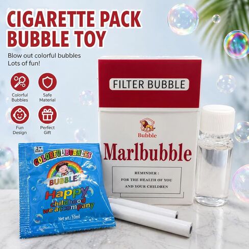 Bubble StressRelief Toy,Mini Bubble Blower,Bubble Sticks, Relaxation Tool,Suitable for Birthday/ChristmasParty Gifts, for Adult（Newly Upgraded Version） in Kuwait