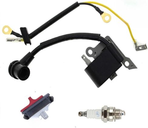 Ignition Coil High Voltage Package Stop Switch for 23 26 36 41 136 137 141 235 240 Models Reliable Spark Generation Easy Install Lasting Build in Kuwait