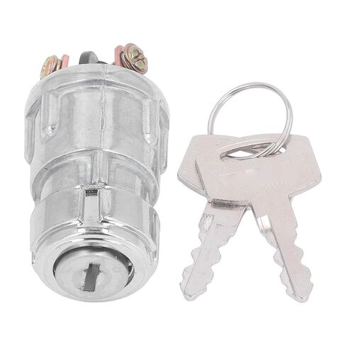 Zopsc Universal Ignition Switch Cross Lock with 2 Keys, Generator Ignition Starter for Cars Tractors Lorries, Heavy Duty Agricultural Vehicles Start Switch in Kuwait