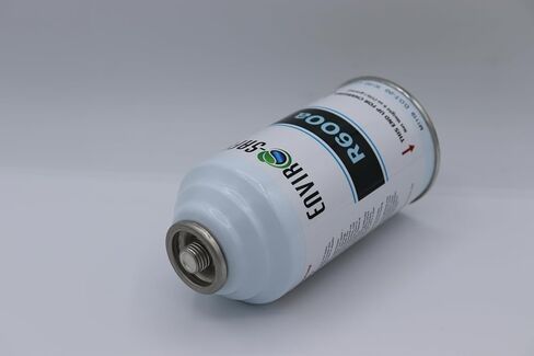 مبرد Envirosafe R600a - علبة 6 أونصة - R600a للتدفئة والتهوية وتكييف الهواء (HVAC) للاستخدام في حاوية سعة 6 أونصة (3 عبوات) - مع مقياس شحن نحاسي in Kuwait