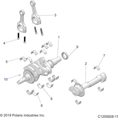بولاريس 3023057 مجموعة قضبان التوصيل RZR Turbo Ultimate Pro Slingshot OEM in Kuwait