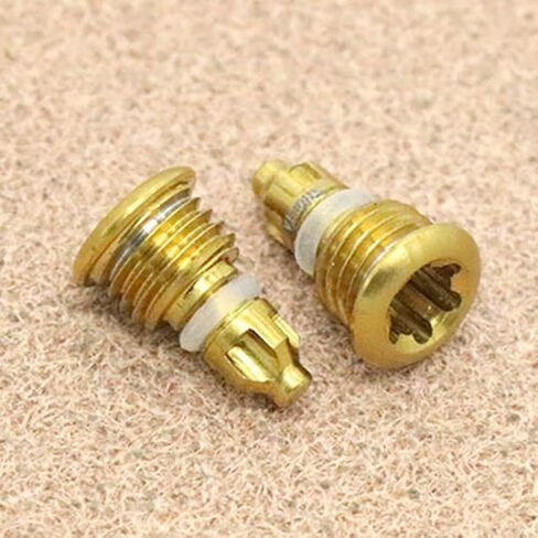 Bike Brake Bleed Screws With O-Ring For Magura MT2 MT4 MT5 MT7 MT8 Aluminum/Titanium Alloy, Reservoir Port Screws Replace Worn, Leaking Or Lost Bleed Screws For Hydraulic Disc Brake (Golden) in Saudi Arabia