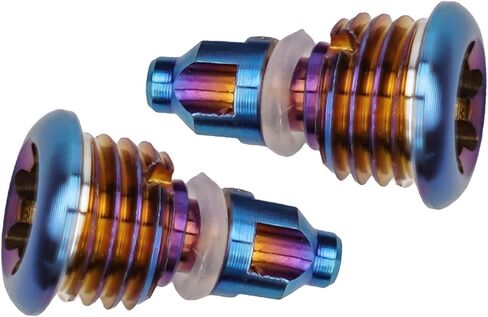 Bike Brake Bleed Screws With O-Ring For Magura MT2 MT4 MT5 MT7 MT8 Aluminum/Titanium Alloy, Reservoir Port Screws Replace Worn, Leaking Or Lost Bleed Screws For Hydraulic Disc Brake (Golden) in Saudi Arabia