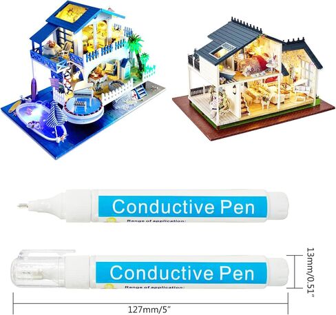 Conductive Pen for Circuit Board Repair Electronic Educational Projects with Silver Copper in Kuwait