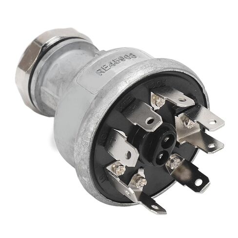 Tractor Ignition Key Switch, Tractor Start Switch Aluminum Alloy RE45963 Direct Replacement for 5055E 5065E in Kuwait