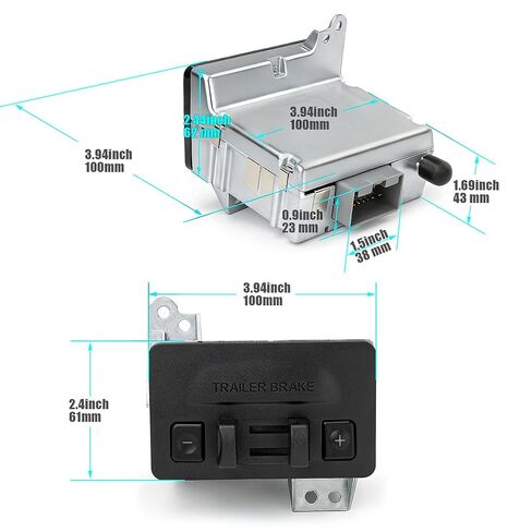 BL3Z-19H332-AA Trailer Brake Controller Kit for Ford F150 2011 2012 2013 2014, Electric Brake Control Module 601-023 BL3Z2C006BC BL3Z2C006BA BL3Z2C006BB V25730185 in Kuwait