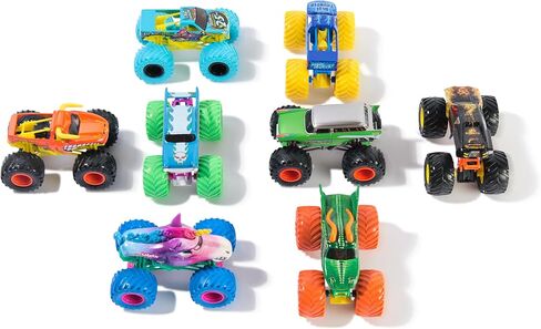 Monster Jam, Dragon Vs. Sparkle Smash Die-Cast Monster Trucks, 1:64 Scale, Kids Toys for Boys Ages 3 and up in Kuwait