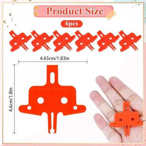 Bike Disc Brake Spacer, 6PCS Mountain Bike Brake Pads Bicycle Hydraulic Disc Pad Spreader Repair Instert Tools for MTB, Road Bikes in Kuwait