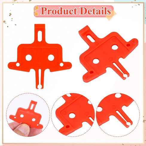 Bike Disc Brake Spacer, 6PCS Mountain Bike Brake Pads Bicycle Hydraulic Disc Pad Spreader Repair Instert Tools for MTB, Road Bikes in Kuwait