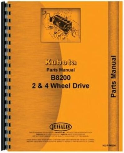 دليل الأجزاء - B8200 يناسب كوبوتا B8200 in Kuwait