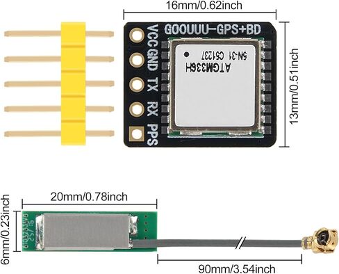 2pcs ATGM336H GPS+BDS Dual-Mode Module Flight Control Satellite Positioning Navigator Replacement NEO-M8N NEO-6M for Arduino in Kuwait