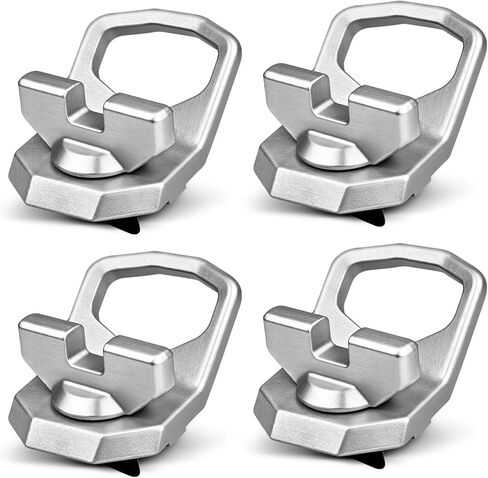 Lock & Ride Max D-Rings Set of 4 – Silver – Fits 2024-2025 Polaris Xpedition (XP, XP5 ADV, ADV5) & Ranger (XD 1500, Crew XD 1500) – Replaces OEM 2889620/2890894 in Saudi Arabia