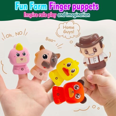 Toddler Toy Strain Set, Learning Counting Matching Lock and Key Kids Toys, Includes 6 Themed Cars and Finger Animal, for 2-5 Year Old Boy Girl Gifts for Smart Kids, Christmas Birthday Gift in Kuwait