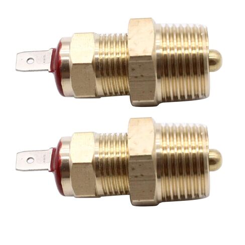 2 pcs/set SHLPDFM 185 To 200 Degree Electric Engine Cooling Fan Thermostat Switch 3/8" NPT Compatible with 10" 12" 14" 16" Fan in Kuwait