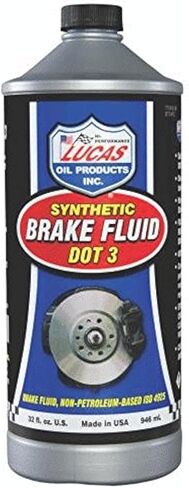 Lucas Oil 10826-12PK Dot 3 Brake Fluid (12/32Oz), 1 Quart, Pack of 12 in Saudi Arabia