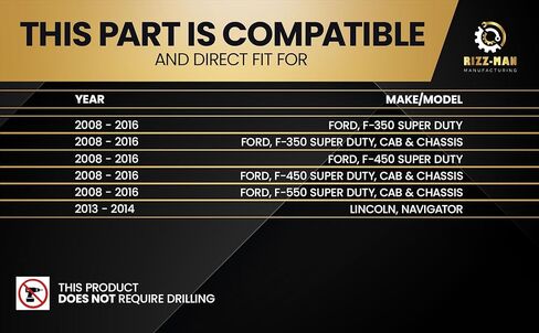 وحدة تحكم الفرامل Rizz-Man 8508211 مع سرج الأسلاك، متوافقة مع Ford Econoline، Expedition، F-250 Super Duty، F-350 Super Duty، F-450 Super Duty، F-550 Super Duty، Lincoln Navigator in Kuwait