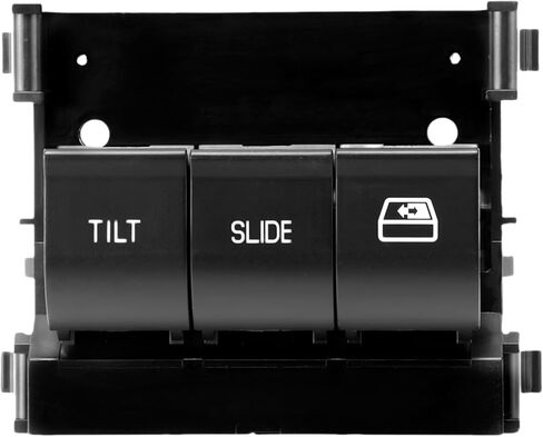 مفتاح فتحة سقف وحدة التحكم العلوية لسيارة Ford F150 2009-2017، Ford F250 F350 F450 F550 Super Duty 2011-2017، مفتاح التحكم في النافذة المنزلقة الخلفية، مفتاح ظلة الشمس 9L3Z15B691DA، SW6643، DS3029،601603 (3 أزرار) in Kuwait
