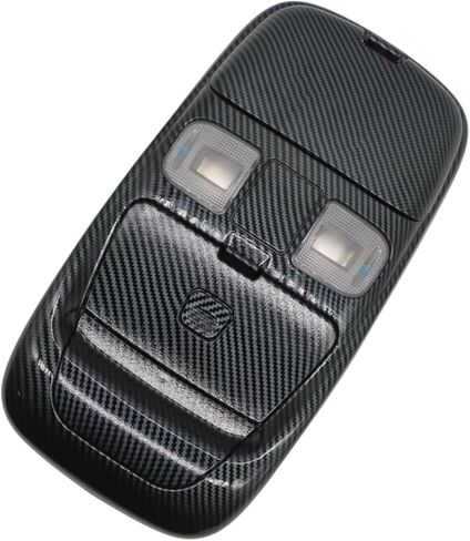 Front Overhead Console Assembly Compatible with R-A-M 1500 2500 3500 1998-2002 Cab Interior Ceiling Dome Reading Map Lights Lamp SN96TL2AA 5013609AA Car-Bon Fibre in Kuwait