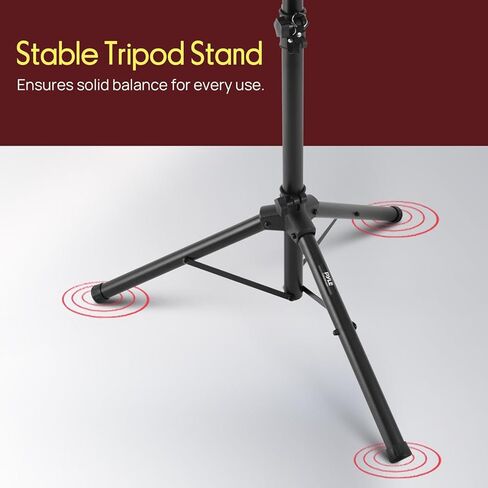 Pyle Universal Laptop Projector Tripod Stand - 2 Pcs Computer, Book, DJ Equipment Holder Mount Height Adjustable Up to 50 Inches w/ 20'' x 16'' Plate Size - Perfect for Stage or Studio Use PLPTS3X2 in Saudi Arabia