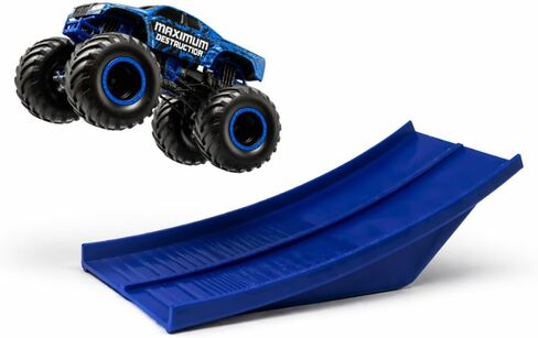 Double-Sided Monster Truck Ramp Accessory (2 Pack) – Compatible with 1:64 Scale Die-Cast Vehicles – Durable Jump Ramp for Custom Track Builds – Made in USA (Double Side, 2 Pack) in Kuwait