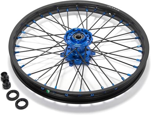 TOFR 21" 19" CNC Spoked Front Rear Wheels Rims Hubs Set for YAMAHA YZ125 YZ250 1999-2025 in Kuwait