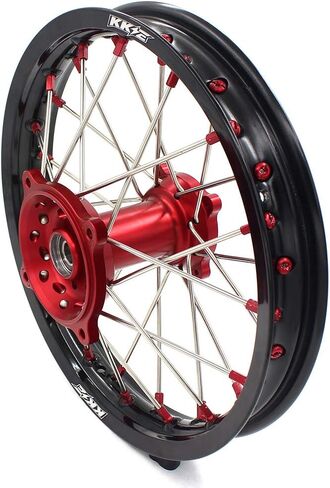 مجموعة إطارات العجلات الكبيرة للأطفال KKE 19/16 تناسب CRF150R 2007-2025 CRF150RB 2025 حلمة حمراء in Kuwait