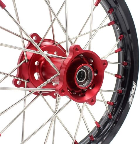 مجموعة إطارات العجلات الكبيرة للأطفال KKE 19/16 تناسب CRF150R 2007-2025 CRF150RB 2025 حلمة حمراء in Kuwait