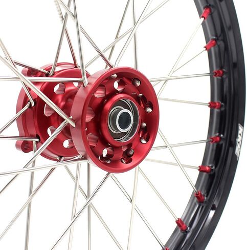 مجموعة إطارات العجلات الكبيرة للأطفال KKE 19/16 تناسب CRF150R 2007-2025 CRF150RB 2025 حلمة حمراء in Kuwait