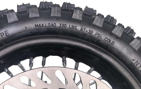 مجموعة إطارات حافة العجلة الخلفية مقاس 10 بوصات للدراجة الترابية 50cc 110cc 125cc tao TTR SSR CRF Apollo 15 مم يتضمن قرص فرامل 190 مم أنبوب إطار 80/100-10 مع دوار فرامل وضرس 420 41T in Kuwait