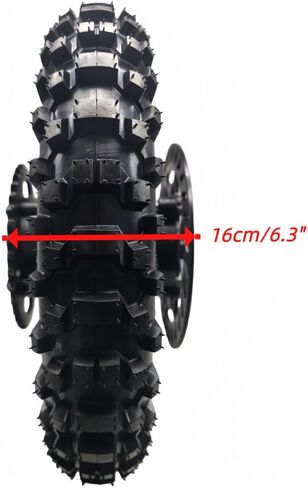 مجموعة إطارات حافة العجلة الخلفية مقاس 10 بوصات للدراجة الترابية 50cc 110cc 125cc tao TTR SSR CRF Apollo 15 مم يتضمن قرص فرامل 190 مم أنبوب إطار 80/100-10 مع دوار فرامل وضرس 420 41T in Kuwait