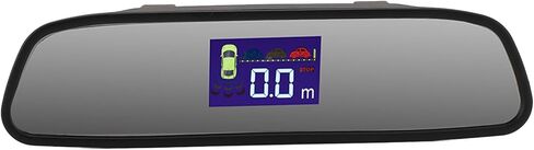 SUNGOOYUE Car Reverse System, 4 Sensors with Wide Detection Range 0.3 to 2.0M LCD Display Color Warning 3 Beeping Sounds, for SUV Truck Sedan Commercial Vehicle (Red) in Saudi Arabia