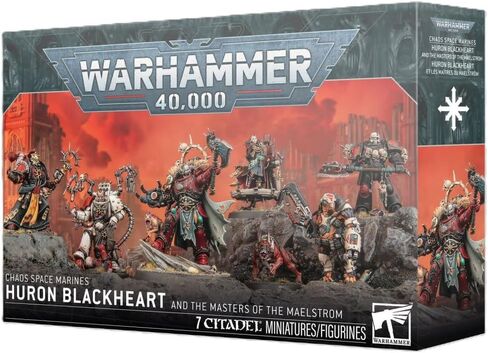 Warhammer 40,000 Huron Blackheart وMasters of The Maelstrom 7 المنمنمات الفوضى الفضائية شخصيات القراصنة الأحمر in Kuwait
