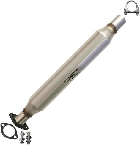 Exhaust Resonator Pipe Compatible for 2000-2005 Chevy Impala 3.4L | Stainless Steel | Northeastern Exhaust | Free Clamp, Gasket and Bolt Kit | Automotive Replacement Part | Direct-Fit in Kuwait