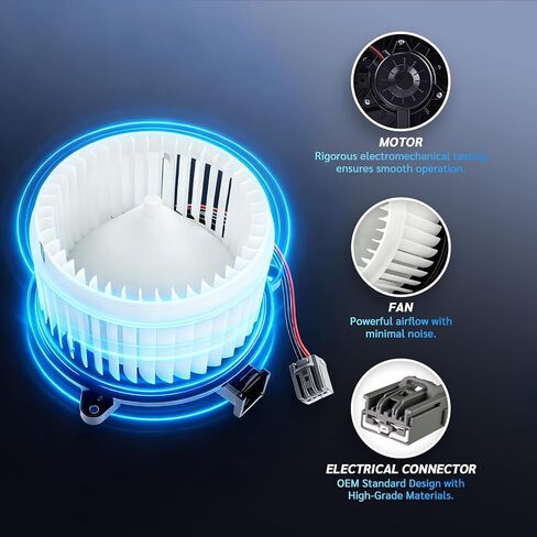 محرك المنفاخ الأمامي 76933 655-2648 HVAC منفاخ مروحة المحرك الجمعية لبويك فيرانو 2012-2017 لكاديلاك ELR 2014-2016 لتشيفي فولت 2011-2015 in Kuwait
