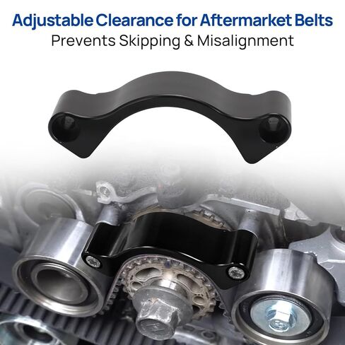 V2 Timing Belt Guide for Subaru WRX 2002-2014, 2004-2021 STI, 2005-2009 Legacy GT, 2004-2008 Forester XT - Billet Aluminum EJ Engine Protection Upgrade in Kuwait