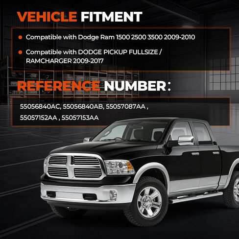 قابض مروحة تبريد المحرك GEARLAST متوافق مع Dodge Ram 1500 2500 3500 2009-2010، Dodge Pickup FULLSIZE/RAMCHARGER 2009-2017 يستبدل 55056840AC، 55056840AB، 55057087AA، 55057152AA، 55057153AA in Kuwait