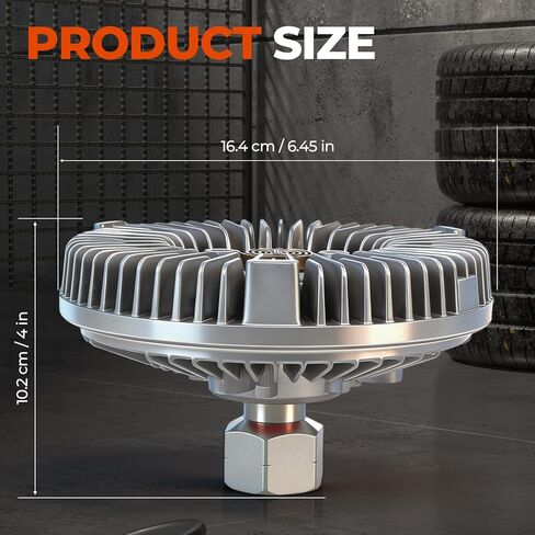 قابض مروحة تبريد المحرك GEARLAST متوافق مع Dodge Ram 1500 2500 3500 2009-2010، Dodge Pickup FULLSIZE/RAMCHARGER 2009-2017 يستبدل 55056840AC، 55056840AB، 55057087AA، 55057152AA، 55057153AA in Kuwait