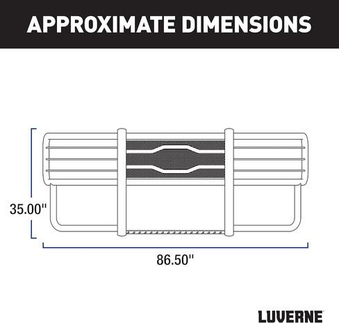 LUVERNE 310713-321610 Prowler Max Custom Stainless Steel Truck Grille Guard, Select Chevrolet Silverado 1500 in Kuwait