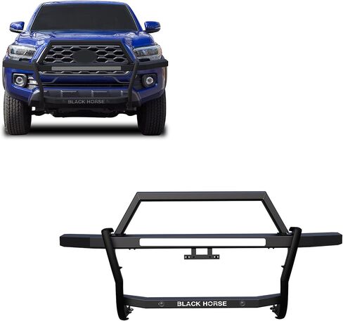 Black Horse Rambler Grille Guard Modular Black Compatible with 2010-2024 Toyota 4Runner-RAGT20 in Kuwait