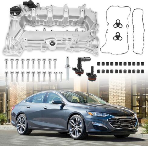 25204723 غطاء صمام المحرك ومجموعة الحشيات مناسب لـ Chevy Malibu 2016-2022، Cruze 2016-2019، Trax 2021-2022، لـ Buick Encore 2016-2022، 1.4L 1.5L - استبدال 98MC22G 74314ZFMP 86615JTPP 12699254 in Kuwait