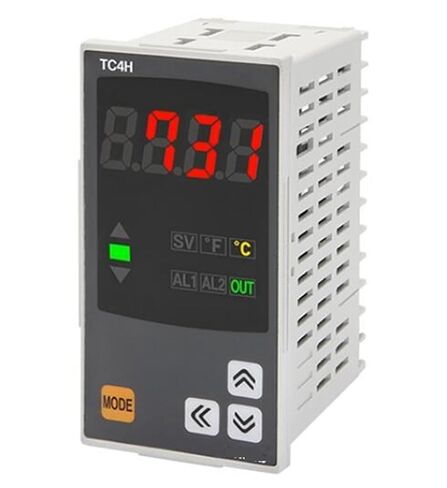 TC4H-24R التحكم في درجة الحرارة، 1/8DIN، شاشة فردية 4 أرقام، تحكم PID، مخرج مرحل وSSR، 2 مخرج إنذار، 100-240 فولت تيار متردد in Kuwait