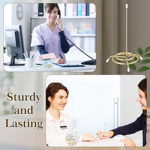 4 Pieces Ticket Stabber for Restaurant Gold Ticket Receipt Holder Check Spindle Desk Receipt Holder for Businesses Kitchen Office Meeting Rooms Memo Spike in Kuwait