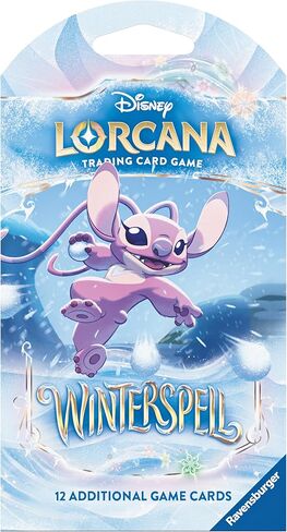 Ravensburger Disney Lorcana TCG: Winterspell Assorted Single Booster Pack (12 Cards) - Collectible Trading Cards - Ideal for Disney Fans & TCG Players - Suitable for Ages 8+ in Kuwait