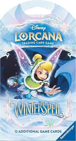 Ravensburger Disney Lorcana TCG: Winterspell Assorted Single Booster Pack (12 Cards) - Collectible Trading Cards - Ideal for Disney Fans & TCG Players - Suitable for Ages 8+ in Kuwait