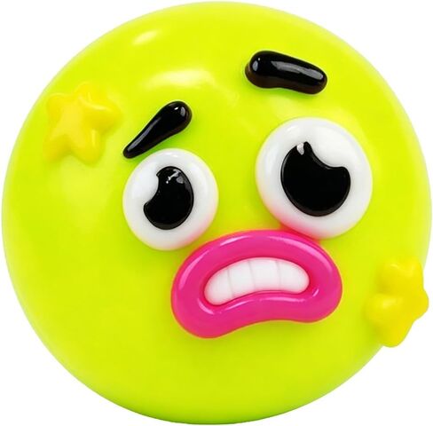 NEW Smushers Squishy, Cute Easy Squeezy Funny Face Squishy Stress Balls, Stress Relief Desk Accessory for Adults (Pink) in Kuwait