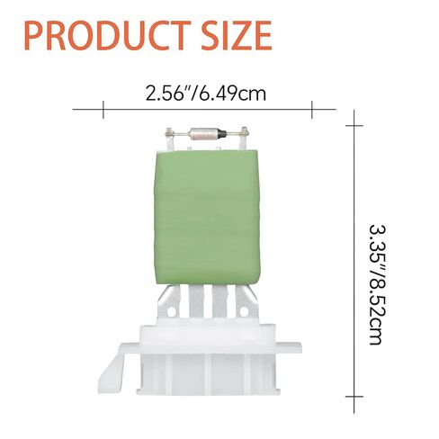TOJIO 1K0959263A HVAC Blower Motor Resistor for VW - 2012-2019 Beetle, 2009-2013 CC, 2005-2018 Jetta, 2006-2010 2012-2015 Passat, 2006-2009 Rabbit, 2009-2017 Tiguan, 06-14 GTI, Replaces# RU-594 in Kuwait