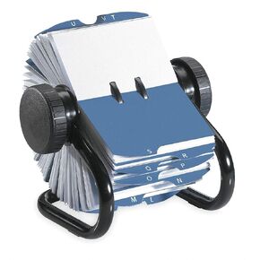 ROLODEX Rotary Card File, 200 Ct, Metal in Kuwait